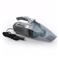 4 In 1 Multi-fungsi 12 V Mobil Penyedot Debu & Inflator Ban & Amp; LED Light & Tire Gauge (Silver) (Intl)