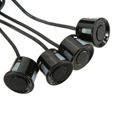 4 Sensor Parkir Mobil Reverse Backup Rear Radar Sistem Kit Sound Alert Alarm Kami