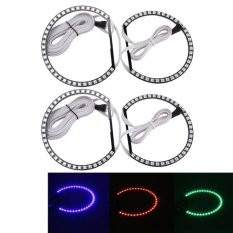 4 Pcs 131mm×2/146mm×2 RGB Lampu Warna-warni 42 SMD-5050 Mobil Sudut
Lampu dengan Pengendali Jarak Jauh dan Kotak Kontrol RGB untuk E46, DC 12 V