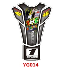 46 Motor Fuel Tank Stickers Car Stickers Fishbone Dispensing Protective Stickers Motorbike Accessories Universal Decals & Stickers for Rider Motorcycle Type F YG014 - intl