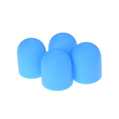 4X Silicone Pelindung Pelindung Pelindung Motor Cap Cover untuk DJI Phantom 2/3/4 Drone Biru-Intl