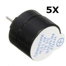5 Pcs Merek Baru Hitam 5 V Aktif Terus Malah Lebih Baik. Kontinu Elektromagnetik Bel-Intl