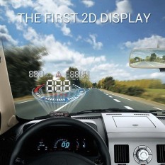 5.5 Inch E300 HUD Multi-warna Tampilan Kepala Up Display Car OBD2.EUOBD dengan 2D Vision-Internasional