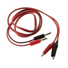 5pcs*CHEER Alligator Probe Test Leads Clip Pin for DigitalMultimeter (Black/Red) - intl