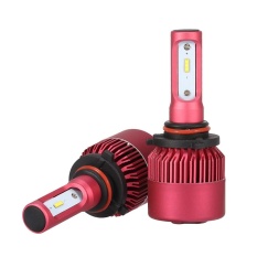 60W 9005 HB3 6600LM COB LED Car Headlight Kit White Beam 6500K Bulb 2-Side - intl