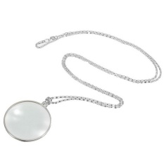 6x Magnifier Pendant Kalung Magnify Glass Reeding Decorativ Monocle Kalung- Intl