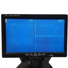 7 Inch HD TFT LCD Warna 4 Split Video 4-CH Input Car Rear View Monitor Screen-Intl