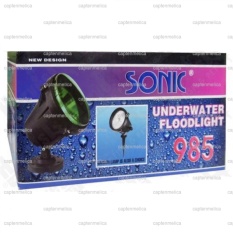 75W SONIC 985 Lampu Hias Sorot Dalam Air Mancur Taman Aquarium Akuarium Kolam Ikan Water Garden Light Oudoor Luar Ruangan 75 watt 12 V
