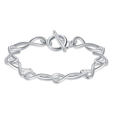 8 Kata untuk Gelang Fashion Malaysia Twisted Gelang Perak-Intl