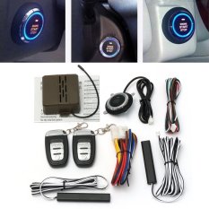 8x Car alarm mulai keamanan sistem kunci pasif Keyless Entry Push Button Remote