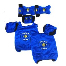 9 in 1 Aksesoris Mobil Bantal Mobil Inter Milan Biru Sarung Seat Belt Tempat Tissue Kepala Leher Asesoris Mobil Avanza Xpander Calya Innova Gran Max Pick Up Brio Satya Sigra Xenia Rush Carry Ertiga HR-V Ayla Terios Agya Ignis Mobilio APV