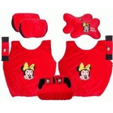 9 in 1 Bantal Mobil Aksesoris Mobil Asesoris Mobil Acessoris Mobil Minnie Mouse Sarung Seat Belt Tempat Tissue Kepala Leher Jok Kursi Avanza Xpander Calya Innova Gran Max Pick Up Brio Satya Sigra Xenia Rush Carry Ertiga HR-V Ayla Terios Agya Ignis Mobilio