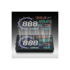 A8 5.5 Inch OBD II MOBIL HUD KEPALA UP DISPLAY dengan KECEPATAN FATIGUEWARNING RPM MPH KONSUMSI BAHAN BAKAR-Intl