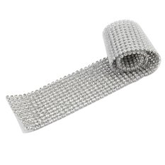 AC Crystal Rhinestone 12 Strip Tali Alloy Chain 12 Inch Long Dekorasi DIY Supply Craft-Intl