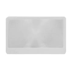 AC Portable Credit Card Size 3x Pocket Magnifier Reading Magnifying Glasses Lens