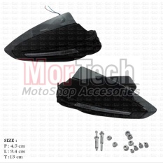 Acerbis Handguard - Hand Guard - Pelindung Tangan Lampu Led Jupiter MX King 150 cc Hitam