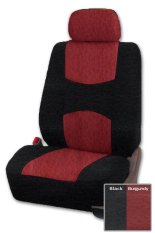 Adepe sarung jok sporty mobil new avanza 2008 - 2011 ( black - burgaundy b )