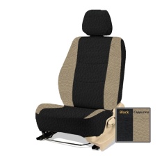 Adepe sarung jok sporty mobil Nissan Livina( black - cappuchino )