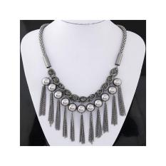 Aksesoris Kalung Flash Diamond Mutiara - RKL6543