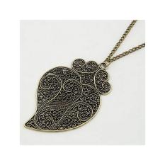Aksesoris Kalung Hollow Heart - RKL1756