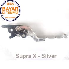 Aksesoris Motor Supra X - Handle REM Variasi Motor FULL CNC Supra X - Silver