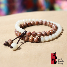 Alami Putih Bodhi Akar Banyak Lapis Gelang