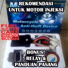 ALARM MOTOR REMOT (MP one way) NEW AUTO CHECK ENGINE DI LENGKAPI RELAY DAN PANDUAN PEMASANGAN