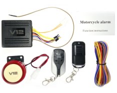 Alarm Motor Remote V12 - Alarm Motor Antimaling - Anti Rampas - Sensor Getar - Lengkap Panduan Bahasa Indonesia