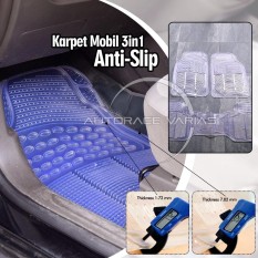 Autorace Karpet Mobil Tebal 3 in 1 Universal Bening VR FM-01 / Karpet dasar / Karpet karet mobil / aksesoris mobil / perawatan mobil
