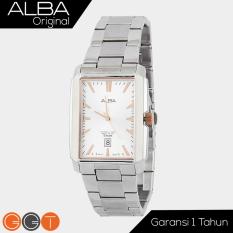 ALBA Analog - Jam Tangan Pria - Stainless Steel Strap - Silver Dial - AS9707
