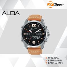 Alba AZ4013X1 - Jam Tangan Pria - Tali Leather - Brown Black