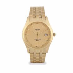 ALBA Jam Tangan Pria - Gold - Stainless Steel AXHK84