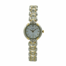 ALBA Jam Tangan Wanita - Silver Gold White - Stainless Steel - ATQN04