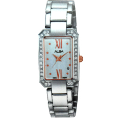 Alba - Jam Tangan Wanita - Silver - Stainless Steel - AH7D77-2