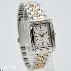 Alexandre Christie 8408L Jam Tangan Wanita Silver List Rose Gold