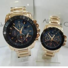 Alexandre Christie AC 6226 Rose Jam Tangan Couple