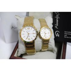 Alexandre Christie AC 8313 Couple Gold Original