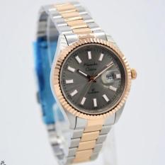 Alexandre Christie AC5007 Jam Tangan Wanita Stainless Steel Silver Rose Hitam