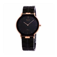 Alexandre Christie AC8410LR Jam Tangan Wanita Stainless Steel (Hitam List Gold)