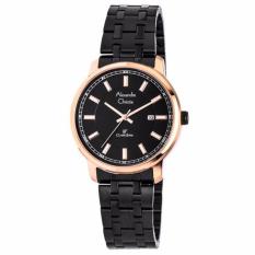 Alexandre Christie AC8511 - Jam Tangan Wanita - Stainless Steel (Hitam Rosegold)