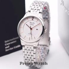 Alexandre Christie AC8525L 100% Original Jam Tangan Wanita Stainless Steel Silver