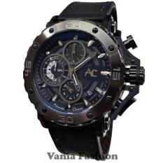 Alexandre Christie AC9205MB Jam Tangan Pria Strap Leather Hitam