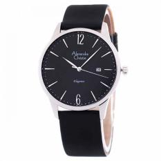 Alexandre Christie Elegance 8467MDLSSBA - Jam Tangan Pria - Silver Black