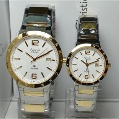 Alexandre Christie Jam Tangan Couple Alexandre Christie AC8313MD/LD Sapphire Silver Gold Stainless Steel