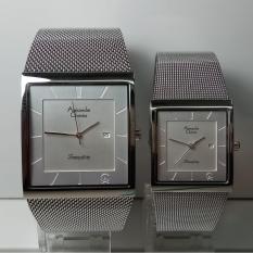 Alexandre Christie Jam Tangan Couple Alexandre Christie AC8333MD/LD Tranquility Silver Stainless Steel