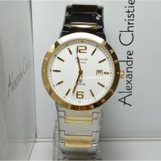 Alexandre Christie Jam Tangan Pria Alexandre Christie AC8313MD Sapphire Silver Gold Stainless Steel