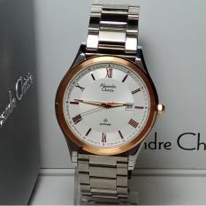 Alexandre Christie Jam Tangan Pria Alexandre Christie AC8387MD Sapphire Silver Stainless Steel List Rosegold