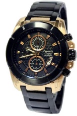Alexandre Christie Jam Tangan Pria - Black Rosegold - Stainless Steel - AC 6226 MBRG