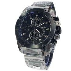 Alexandre Christie - Jam Tangan Pria - Stainless Steel - AC 6226 Hitam
