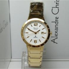 Alexandre Christie Jam Tangan Wanita Alexandre Christie AC8313LD Sapphire Gold Stainless Steel